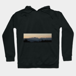 Evening mountains Hoodie